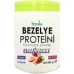 Fibrelle Çilek Aromalı Bezelye Proteini 400 G Vegan Özellikli Yüksek Protein İçerir