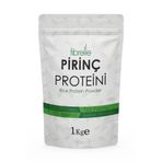 Fibrelle Pirinç Proteini Tozu,%80 Protein, 1 kg, Bitkisel Kaynaklı, Şeker İlavesiz