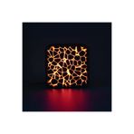 Fibrika Store Lava Grid Gece Lambası siyah 90 x 90