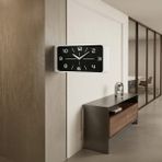Fibrika Store Retro-Loft Modern Duvar Saati - Siyah - Beyaz