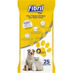 Fibril 25 Parça Tekli Kedi ve Köpek Pet Kuru Yıkama Havlusu