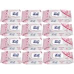 Fibril Baby Gül Kokulu 12x90 Yaprak Islak Mendil