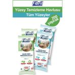 Fibril Yüzey Temizlik Havlusu Beyaz Sirkeli Sabun ve Temizlik Kokulu 4 X 50 (Toplam 200 Yaprak)