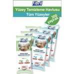 Fibril Yüzey Temizlik Havlusu Beyaz Sirkeli Sabun ve Temizlik Kokulu 6 X 50 (Toplam 300 Yaprak)