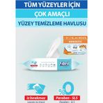 Fibril Yüzey Temizlik Havlusu Xl 50 Yaprak Beyaz Sirke Sabun + 50 Yaprak Islak Mendil