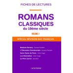 FICHES DE LECTURE BAC FRANÇAIS - Grands romans du 19ème siècle Volume.1: Réalisme, Romantisme, Madame Bovary, L'éducation Sentimentale, Les Misérables, Notre-Dame de Paris, Le Père Goriot