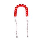 Fıçı Kesim 13x11 mm Ateş Kehribar Zaza Tesbih