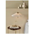 Fico Home Exlusive Collection Krem Şapka Tasarım Madame Fico Abajur Eskitme Gold Sarı