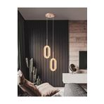 Fico Home Luxury Crystal Sarkıt Led Avize Ithal 1. Sınıf Üretim Ikili Sarkıt Ledli Avize