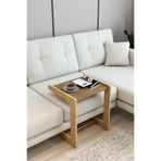 Fida C Tipi Ergonomik Koltuk Kenarı Laptop & Kahve Sehpası - Servis Sehpası