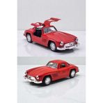 Fidan oyuncak Klasik Metal Çek Bırak Oyuncak Model Araba Mercedes-300SL – Açılır Martı Kanadı Kapılar ( Kırmızı )