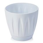 Fidan Sepetim Papatya Saksı 22 Litre - Beyaz Renk