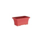 Fidanistanbul Ova Balkon Saksısı Kırmızı Renk 3,5 Litre