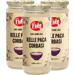 Fide Kemik Sulu Kelle Paça Çorbası 480 ml x 3 Adet
