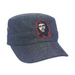 Fidel Castro Che Model Gabardin Pamuk Kumaş Kastro Şapka (Lacivert Kot)