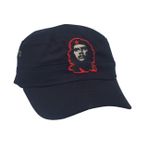 Fidel Castro Che Model Gabardin Pamuk Kumaş Kastro Şapka (Siyah)
