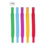 Fidget 5 Adet Set Stres Giderici Set Popit Pop Tubes Oyuncak