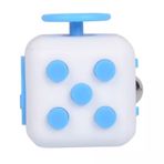 Fidget Cube - Yeni Nesil Stres Küpü - Stres Giderici (Mavi Beyaz)