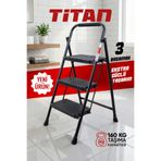 Fiesta Titan 3 Basamak EXTRA GÜÇLÜ ÖZEL TASARIM Geniş Basamaklı Merdiven