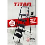 Fiesta Titan 5 Basamak EXTRA GÜÇLÜ ÖZEL TASARIM Geniş Basamaklı Merdiven