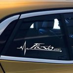 Fiesta Yan Cam Sticker Oto Kapı Çıkartma Tuning oto 20 cm x 7 cm yazı 168