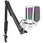 Fifine Ampligame A6tw Rgb Yayinci Usb Beyaz Mikrofon Seti