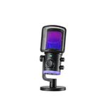 Fifine Ampligame Am6 Usb Rgb Oyuncu Yayıncı Bilgisayar Mikrofonu - Siyah