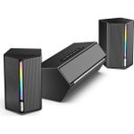 Fifine Fıfıne Ampligame A22 Rgb Gaming Hoparlör - Subwoofer'lı Pc Ses Sistemi - 3.5mm Aux Girişli - Masaüstü ve Tv Uyumlu