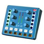 Fifine Gaming Audio Mixer Harmonika Tahta, Ses Kartı Canlı Akış Ekipmanı, Ses Kartı Oyun Ses Arayüzü, Ses Değiştirme DJ Ekipmanı