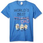 Fifth Sun Erkek Resmi Lisanslı Tişört Baba için, Blue//Best Dad, L