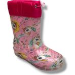 Fifty 5 454-26 Unicorn Kürklü Su Geçirmez Yağmur Kız Çocuk Çizme 28-37 - Pembe