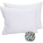 Fifty Home 2 Adet Kırlent Iç Yastık - 3 Farklı Ebat: 55X40 Cm; 60X60 Cm; 65X65 Cm, Dolgusu 100% Kırpık Sünger - 60 x 60 cm - Beyaz