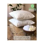 Fifty Home 2 Adet Kırlent Iç Yastık -kırlent Içi-kırlent Iç Dolgu 50% Boncuk Silikon/50% Kırpık Sünger