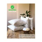 Fifty Home 4 Adet Kırlent Iç Yastık - Kırlent Içi-kırlent Iç Dolgu -50% Boncuk Silikon/50% Kırpık Sünger