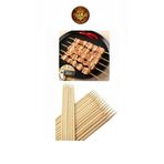 figanlar ambalaj 1. kalite X 1 Paket Çöp Şiş Kalın Bambu 25 Cm 2,5mm Tahta Şiş Çubuk Uzun 100 Adettir