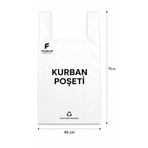 figanlar ambalaj 45x75 CM Kalın Kurban Poşeti Beyaz Atlet Poşet Dayanıklı Sızdırmaz Güçlü Taşıma 10 adet küçükbaş büyükbaş