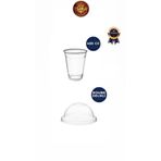 figanlar ambalaj Kalın Kapaklı Sert Plastik Soğuk İçecek Bardağı/Soğuk Kahve Bardağı 400cc(14oz) 500 Adet