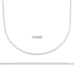 Figaro Gümüş Zincir 1.8 mm - 0.50 mikron