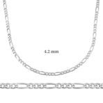 Figaro Gümüş Zincir 4.2 mm - 120 mikron