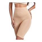 Figiza Bel Basen İnceltici Kalça Sıkılaştırıcı Yüksek Bel Paçalı Korse Tayt Lazer Kesim Pushup Korse (ten, XX-Large)