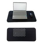 FIGIZA Keçe Masa Üstü Mouse Pad ve Bilgisayar Düzenleyici 70x32 cm – Antibakteriyel Mat, Doğal Keçe Mat, Masa Koruyucu Altlık, Ofis ve Ev için Minimalist Tasarım (siyah)