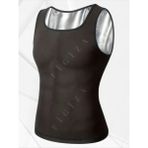 Figiza Termal Sauna Atlet Korse Yağ Yakımına Yardımcı Terleten Incelten Zayıflatan Termal Atlet Dik Duruş - 2XL