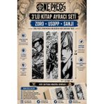 Figür Bende One Piece 3’lü Kitap Ayracı Seti – 17 x 4.7 cm – Pla 3D Baskı - Zoro - Sanji - Usopp