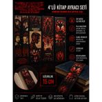 Figür Bende Stranger Things 4’lü Kitap Ayracı Seti – 3D Baskı Pla Malzeme – 15 cm