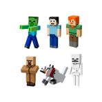 FigürDizayn Minecraft Serüven Seti Zombi Skeleton Steve Alex Kurt Köylü