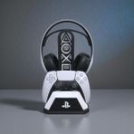 FIGURİFY Ps5 Kulaklık ve Kontrolcü Standı – Dualsense Gamepad & Headset Tutucu Oyun Aksesuarı - Beyaz - Siyah