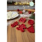 figurio Yılbaşı Kurabiye Kalıbı / Yeni Yıl Temalı Kurabiye Kalıbı / 5'li Set