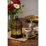 Figürlab Ramazan Feneri Motifli Dekoratif LED Aydınlatmalı Kandil Fener – Tealight Mum İle Birlikte