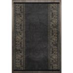 Figürlü Antrasit Pamuk Dikdörtgen Pamuk Makinada Yıkanabilir Kaymaz Taban Dijital Makine Baskı Salon Halı-I-F_Antique-2016-300x400