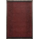 Figürlü Bordo Pamuk Dikdörtgen Pamuk Makinada Yıkanabilir Kaymaz Taban Dijital Makine Baskı Salon Halı-I-F_Antique-2004-120x350